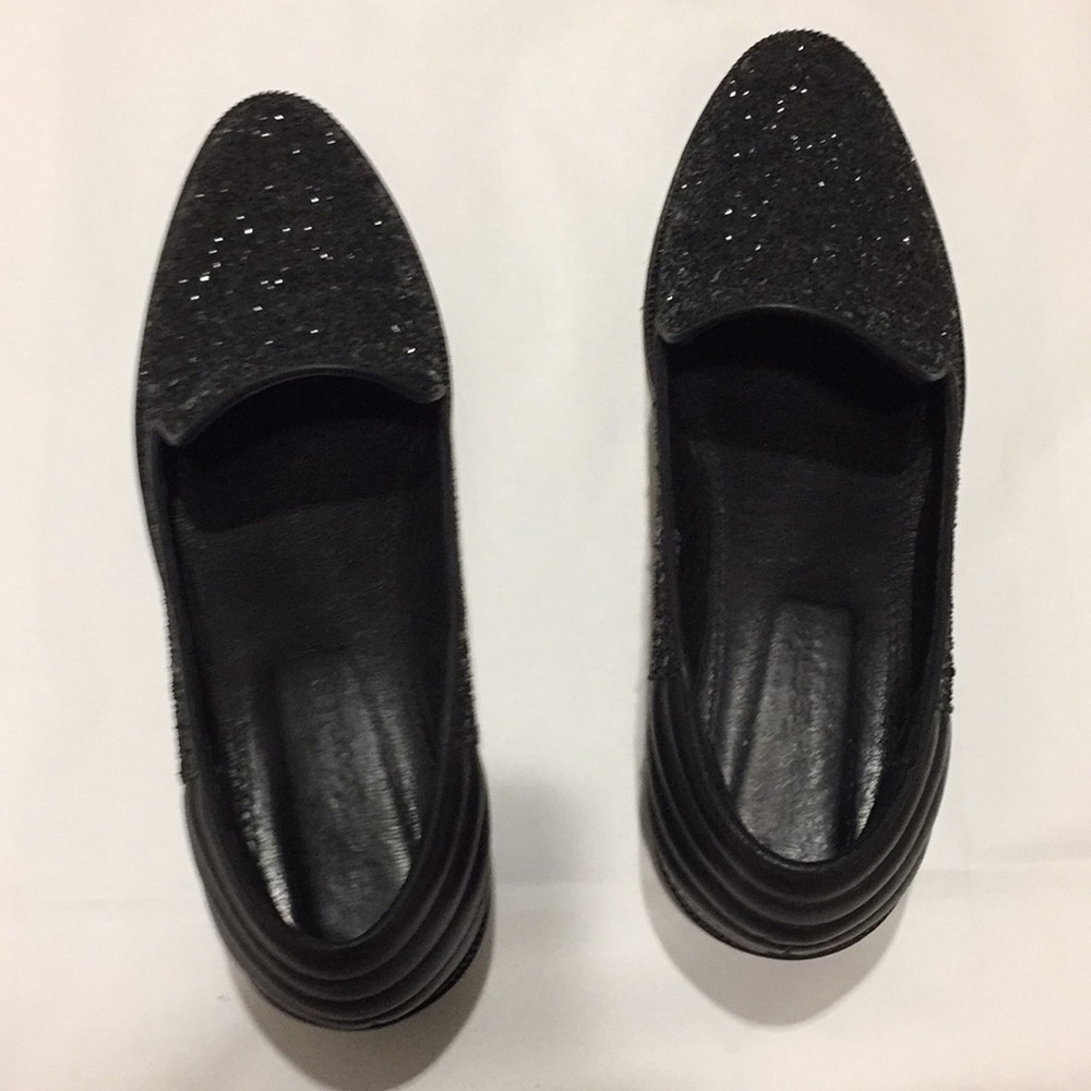 The Kooples Glitter Slippers Loafers 39 but 38